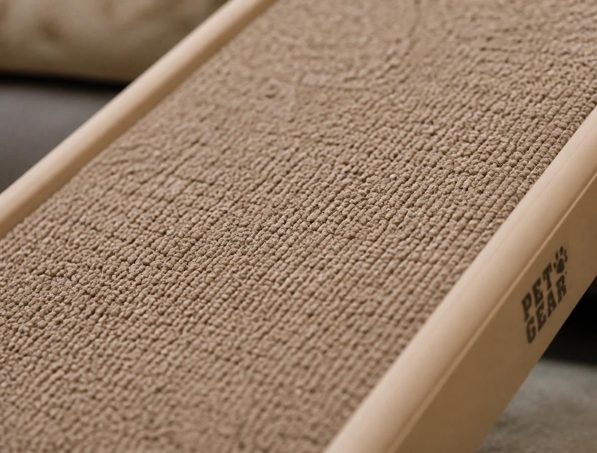 non-slip textured surface on dog ramp